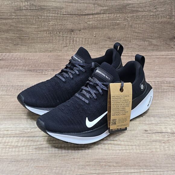 Nike React Infinity Run 4 Women's Size 11 Black White Sneakers (DR2670-001) NEW - Picture 7 of 9